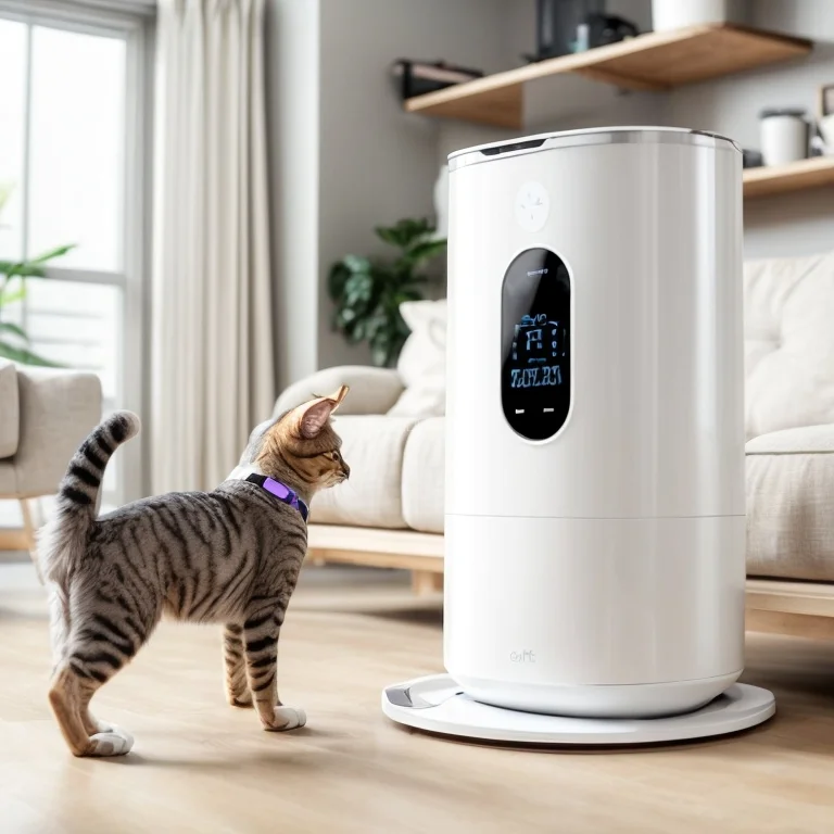 FeedMiraのスマートペット給餌器の写真